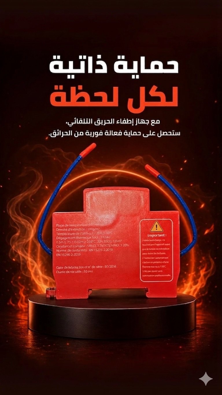 جهاز إطفاء الحريق التلقائي
